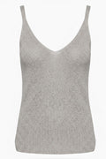 Silver Thread Tank Top 2320  | Beige | Top fra Atelier C – nedsat