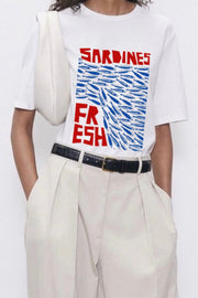 Fresh Sardines Tee | T-shirt fra Atelier C