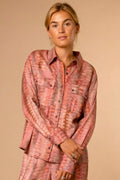 Ilona shirt | Red Tones | Skjorte fra Gustav