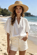 Lou Shirt | White | Skjorte fra Avery