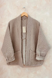 Quilt Star Jacket | Beige | Jakke fra Atelier C