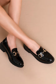 Leona Loafers H8-580 | Black | Loafers fra Lazy Bear