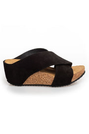 Frances 23 Suede | Black | Sandaler fra Copenhagen Shoes