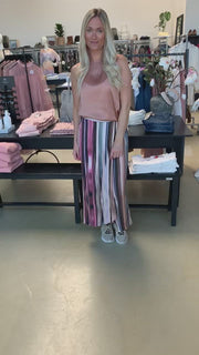 Bianna skirt | Power Pink multi colour | Nederdel fra Gustav