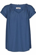 Sunrise Top | Sky Blue | Bluse fra Co'couture