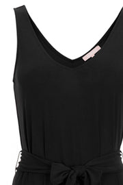 Ella Midi Tank Dress | Black | Lang kjole fra Soft Rebels