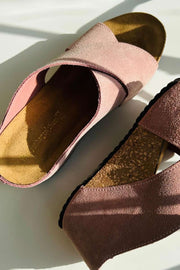 Frances 22 Suede | Rose | Slippers fra Copenhagen Shoes