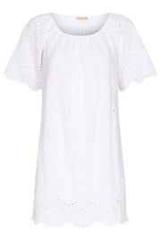 Fou Dress | White | Kjole med broderie anglaise fra Marta Du Chateau
