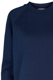Maje Sweatshirt | Navy | Bluse fra Basic Apparel