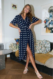 Marie Dress | Dark Navy | Kjole fra Lollys Laundry