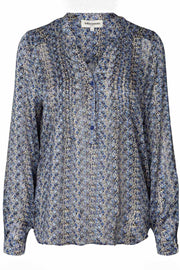 Helena Shirt | Blue | Skjorte fra Lollys Laundry