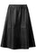Skirt | Black | Læder nederdel fra Depeche