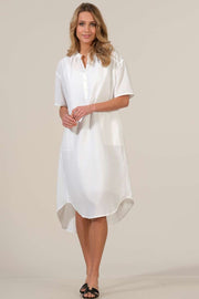 Smilla Dress | White | Kjole fra Prepair