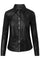 Shirt w/buttons | Black | Læder skjorte fra Depeche
