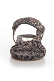 Peace Leo Studs |  Black leopard | Sandaler fra Copenhagen Shoes
