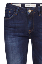 Athena Slim Jeans 34" | Dark Blue | Jeans fra Mos Mosh