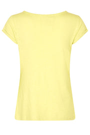 Troy Tee SS | Yellow Plum  | T-shirt fra Mos Mosh