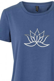 Lotus | Blue | T-shirt fra Prepair