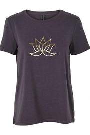 Lotus | Blue Grey | T-shirt fra Prepair