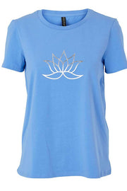Lotus | Clear blue | T-shirt fra Prepair