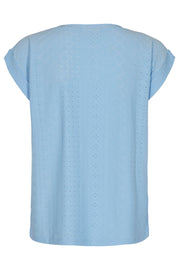 Blond Tee | Chambray Blue  | T-Shirt fra Freequent
