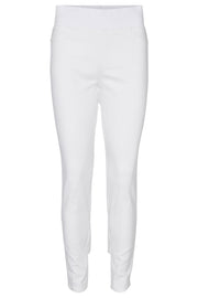 Shantal Pant Denim Sustain | Bright White | Denim leggings fra Freequent