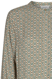 Adney LS Dress Mosaic | Feldspar | Kjole med print fra Freequent