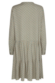 Adney LS Dress Mosaic | Feldspar | Kjole med print fra Freequent
