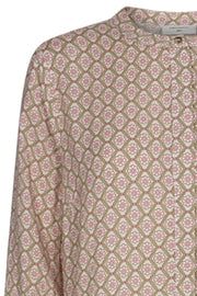 Adney LS Dress Mosaic | Pink Lemonade | Kjole med print fra Freequent