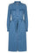 Fia Long Dress | Light blue | Denim skjorte kjole fra Freequent
