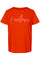 Comma Tee | Poinciana | T-shirt med skrift fra Freequent