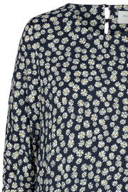 Sun Tunika Flair Amari | Navy | Kjole med blomster fra Freequent