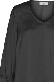 Nicco Balloon blouse | Sort | Bluse fra Freequent