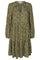 Any Dress Bloom Sustain | Burnt olive | Kjole med print fra Freequent