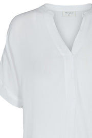 Mili SS Blouse | Bright white | Bluse fra Freequent