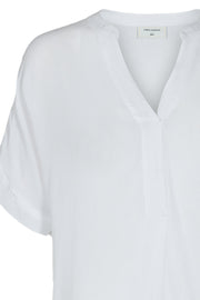 Mili bluse | Hvid | Bluse med korte ærmer fra Freequent