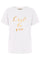 Linea Tee | Offwhite | T-shirt med skrift fra Freequent