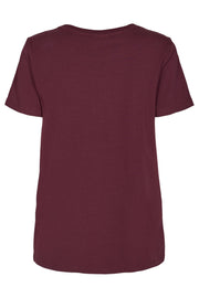 Chelly Tee | Fig | T-shirt med tryk fra Freequent