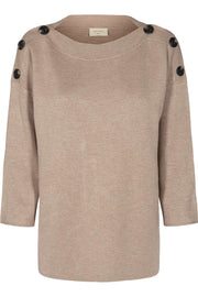 Ani Pullover | Oxford Tan | Pullover fra Freequent