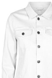 Rock Jacket | White Denim | Denim jakke fra Freequent