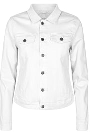 Rock Jacket | White Denim | Denim jakke fra Freequent