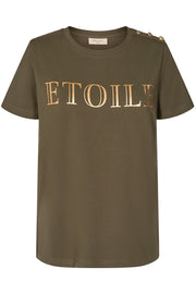 Etoile Tee | Olive Night | T-shirt fra Freequent