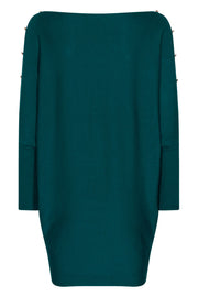 Sally Pullover Boat | Deep Teal | Pullover fra Freequent
