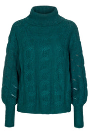 Didi Pullover Roll | Deep Teal | Rullekrave fra Freequent