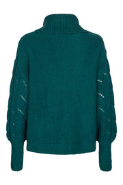 Didi Pullover Roll | Deep Teal | Rullekrave fra Freequent