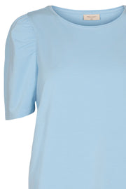 Fenja Tee Puff | Chambray Blue | T-Shirt fra Freequent