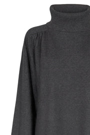 Claura Dress turtle | Charcoal Melange | Kjole fra Freequent