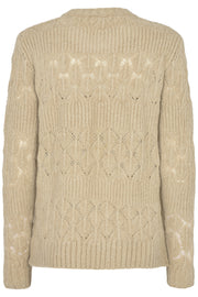 Sila Pullover Pattern | Silver Mink melange | Bluse fra Freequent