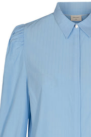 April Shirt Basic | Chambray Blue | Skjorte fra Freequent