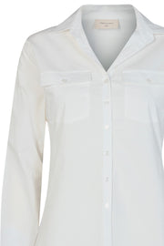 Jeanett LS Sh2 | Bright White | Skjorte fra Freequent